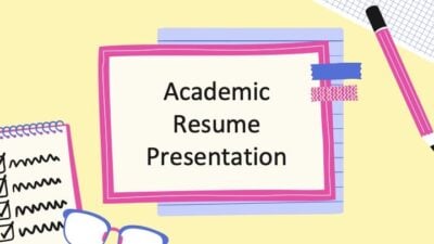 Academic resume Slides