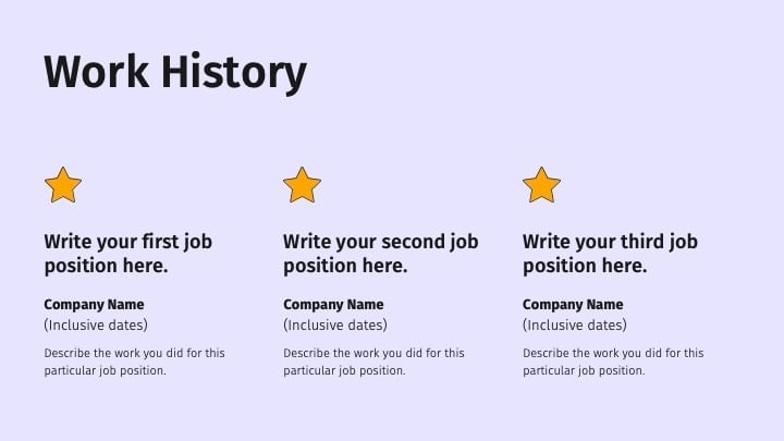 Creative resume Slides - slide 6