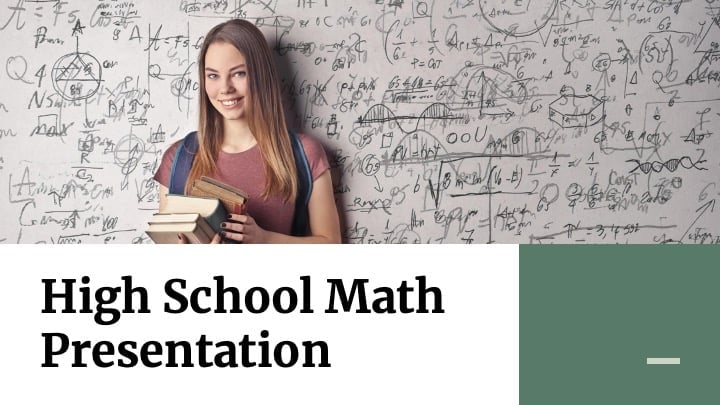 Slides de matemática para o ensino médio - deslizar 1