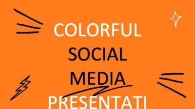 Colorful Social Media Slides