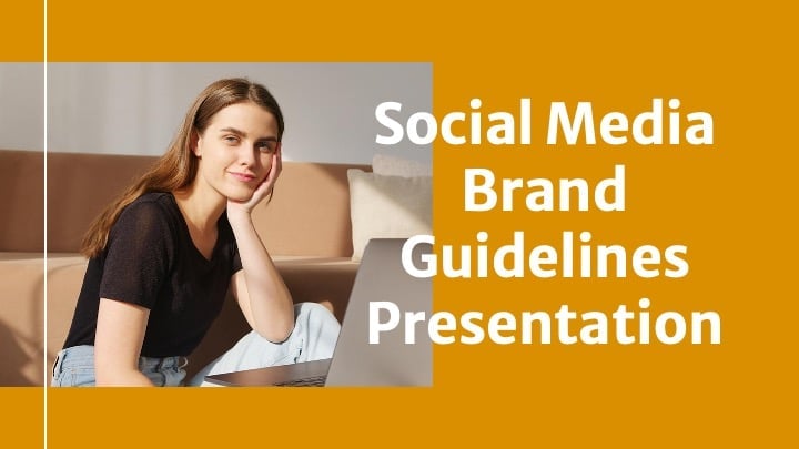 Social media brand guidelines Slides - slide 1