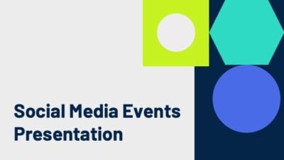 Apresentações de eventos em mídias sociais