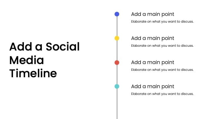 Slides de estratégia para mídias sociais - deslizar 22