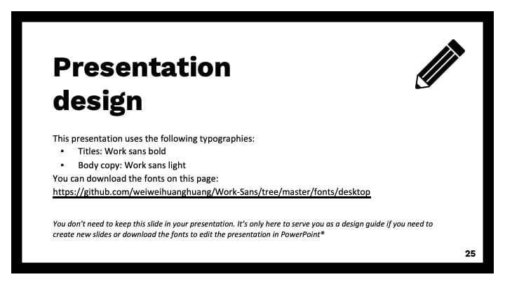 Slides Pretos Minimalistas - deslizar 25