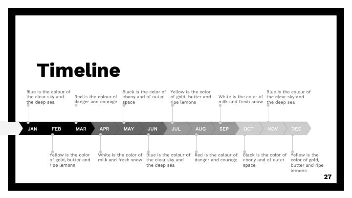 Slide Minimalis Berwarna Hitam - slide 27