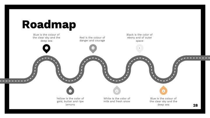 Slides Pretos Minimalistas - deslizar 28