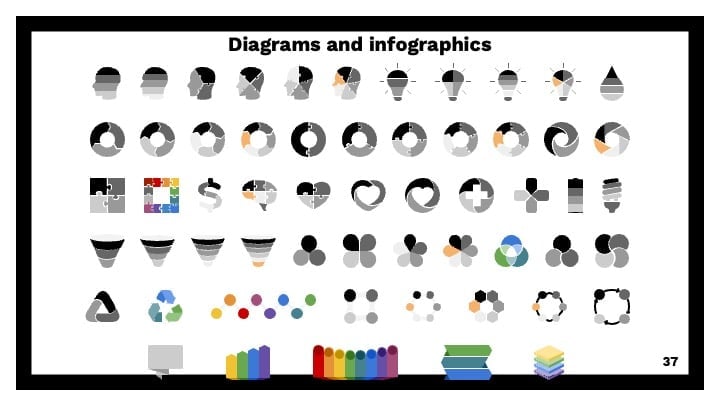 Slides Pretos Minimalistas - deslizar 37