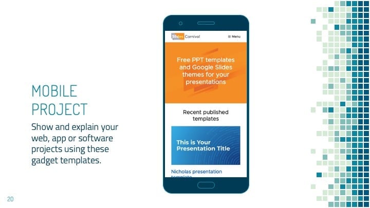 ¡Tecnología en cada píxel, plantillas que inspiran! - diapositiva 20