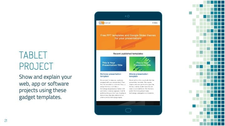 ¡Tecnología en cada píxel, plantillas que inspiran! - diapositiva 21