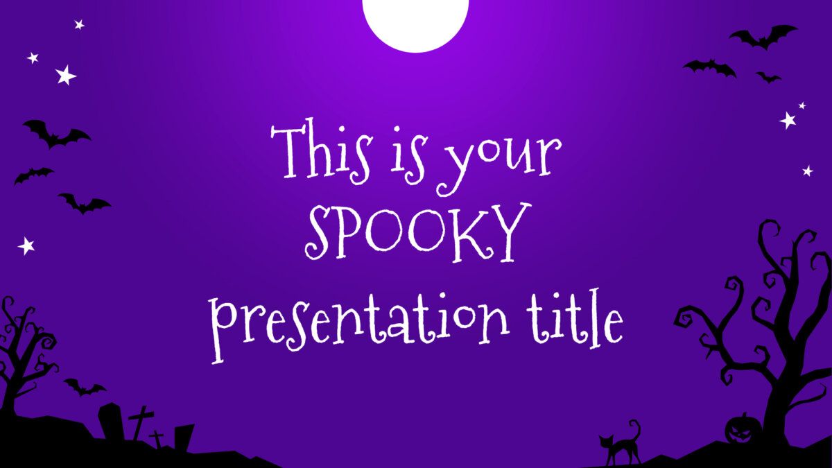 Cute Halloween. Free PowerPoint Template & Google Slides Theme