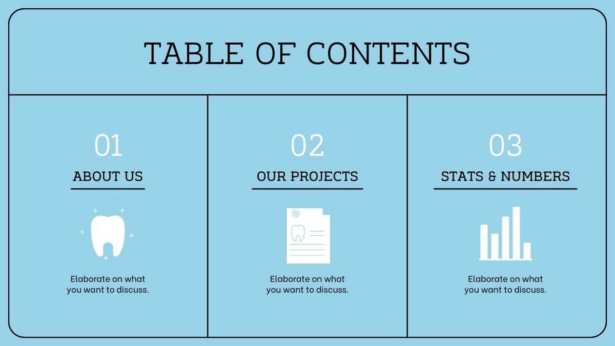 Azul-claro Simples e Moderno para Cuidados e Suprimentos Odontológicos - slide 5