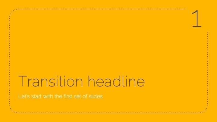 Modern Yellow Slides - slide 4