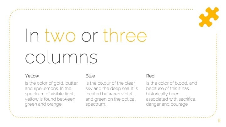 Modern Yellow Slides - slide 9