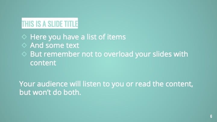 Simple Professional Slides - slide 6