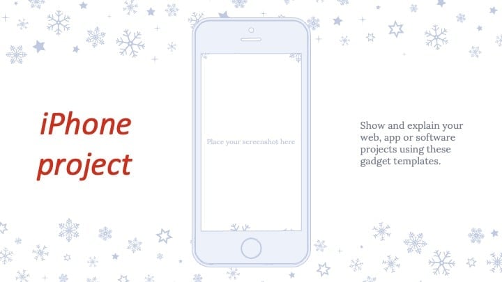 Elegant white Christmas Slides - slide 19