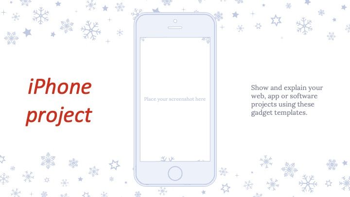 Elegant white Christmas Slides - slide 19