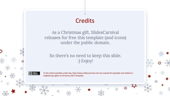 Elegant white Christmas Slides - slide 23