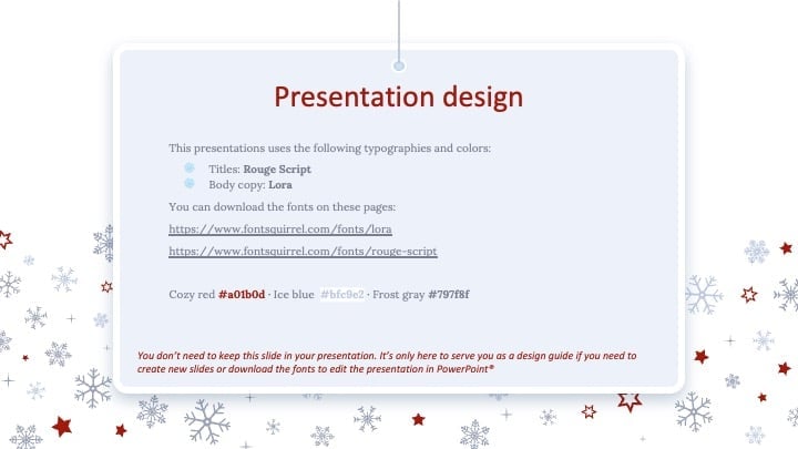 Elegant white Christmas Slides - slide 24