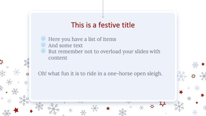 Elegant white Christmas Slides - slide 6