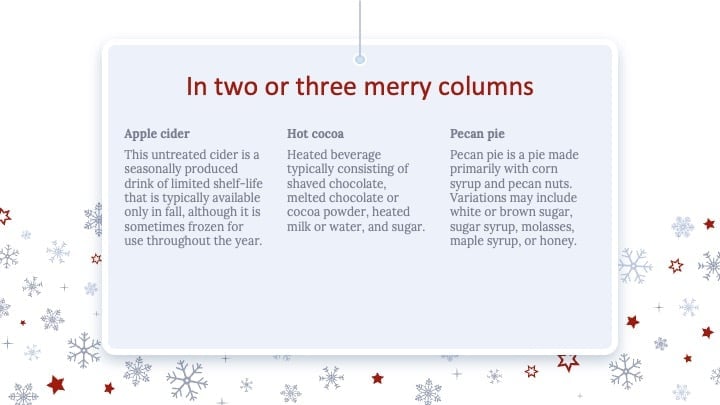 Elegant white Christmas Slides - slide 9