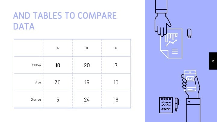 Slides de Trabalho em Equipe Violeta - deslizar 13