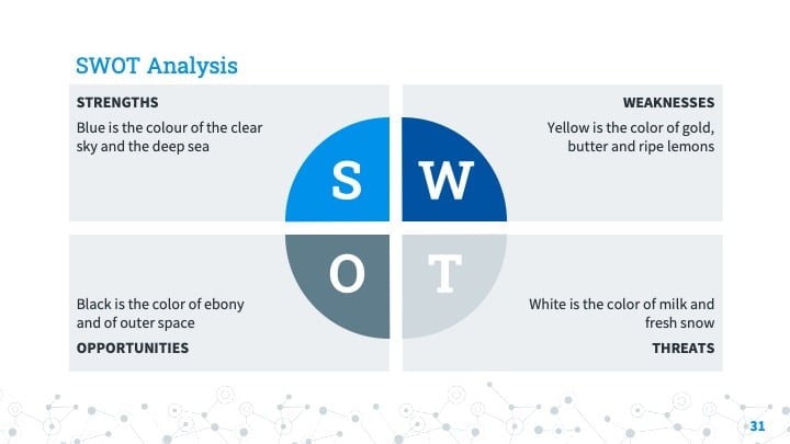 Blue Connections Slides - slide 31