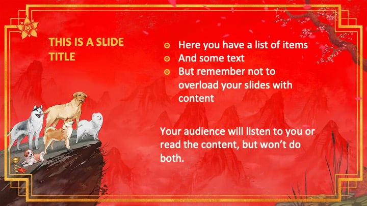 Chinese New Year 2018 (The Dog) Slides - slide 6