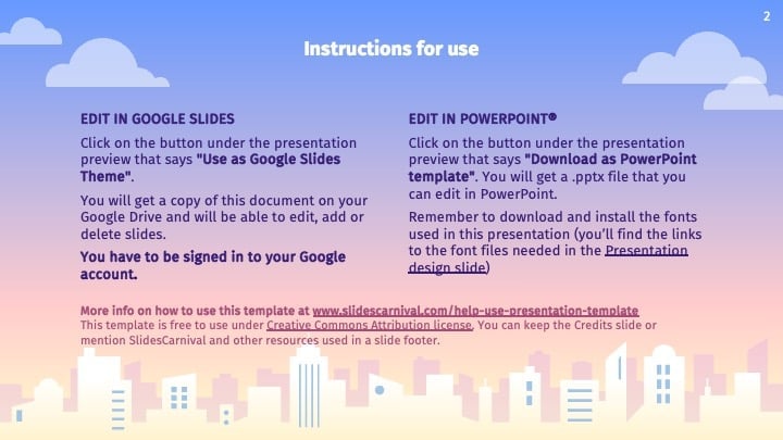 City Skyline Slides - slide 2