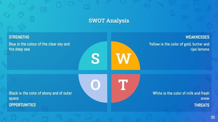 Work Icons Pattern Slides - slide 30