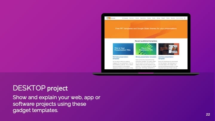 무료 PPT 및 Google 슬라이드 템플릿 — SlidesCarnival - 슬라이드 22