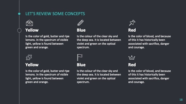 Slides Minimalistas para Negócios - deslizar 18