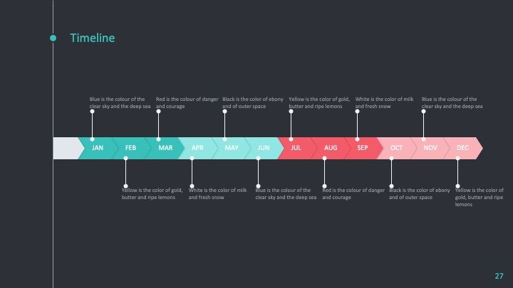 Plantilla para presentación minimalista de negocios - diapositiva 27