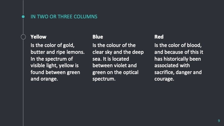 Slides Minimalistas para Negócios - deslizar 9