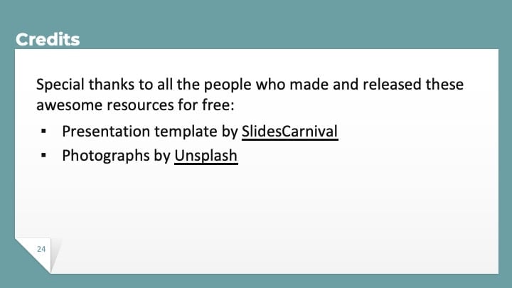 Folded Paper Slides - slide 24