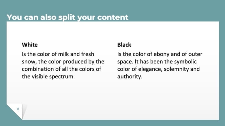 Folded Paper Slides - slide 8