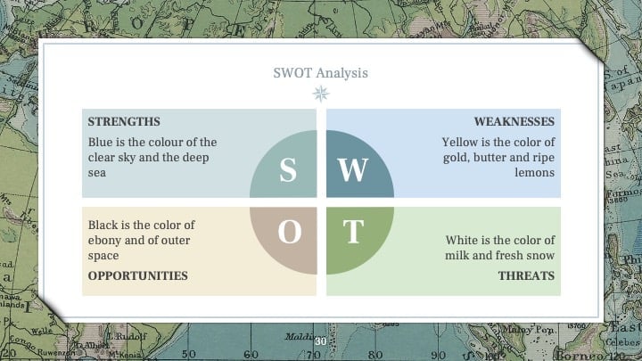 Vintage Geography Slides - slide 30