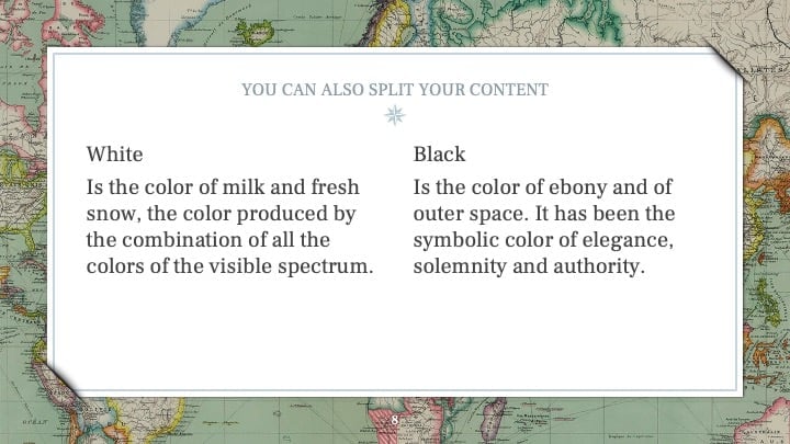 Vintage Geography Slides - slide 8