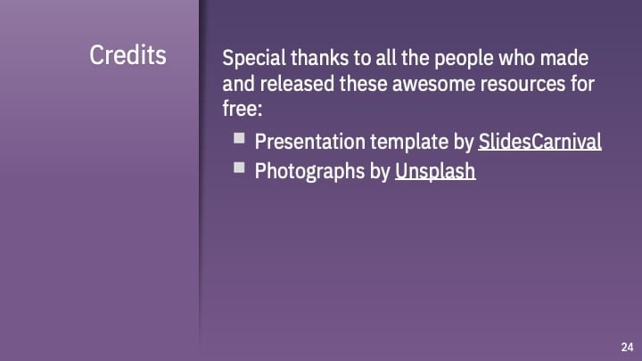 Professional Purple Slides - slide 24