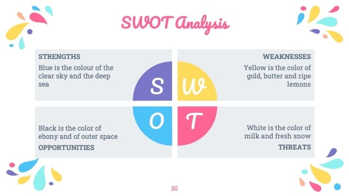 Colorful Organic Slides - slide 30