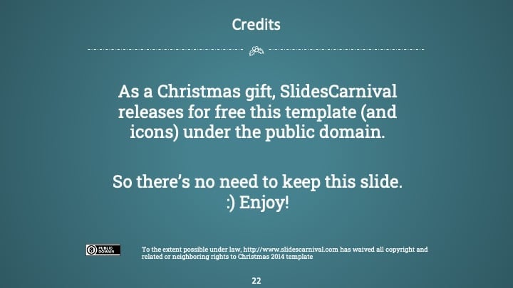 ほっこりクリスマススライド - slide 22