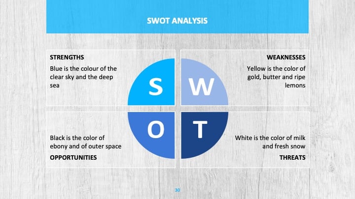 Blue Professional Slides - slide 30