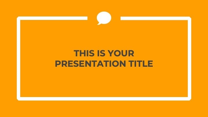 Orange Professional Slides - slide 1