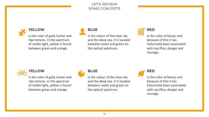 Plantillas Profesionales Naranja - diapositiva 19