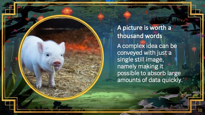 Chinese New Year 2019 (The Pig) Slides - slide 10