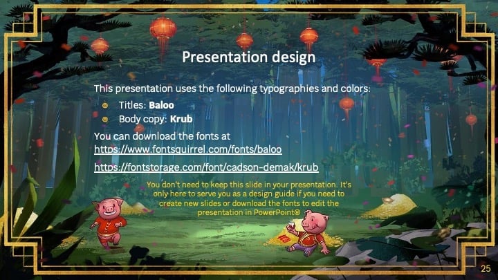 Chinese New Year 2019 (The Pig) Slides - slide 25