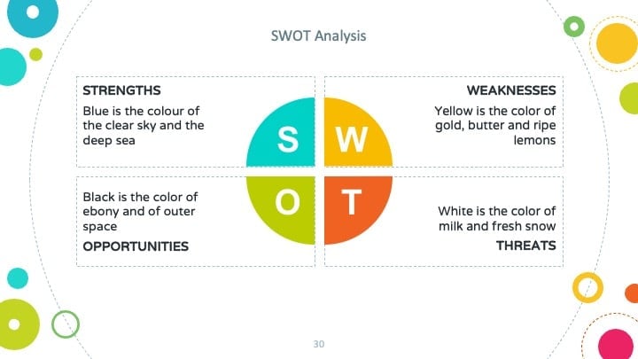 Colorful Circles Slides - slide 30