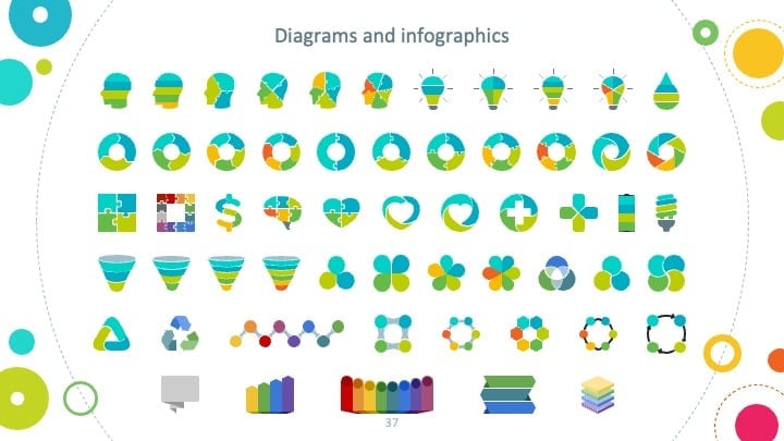 Colorful Circles Slides - slide 37