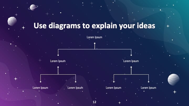 Galaxy Drawings Slides - slide 12