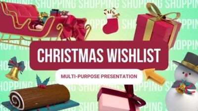 Slides Carnival Google Slides and PowerPoint Template 3D Christmas Wishlist Presentation 1