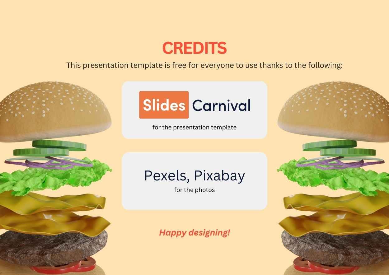 3D Hamburger Graphic Organizer - diapositiva 3